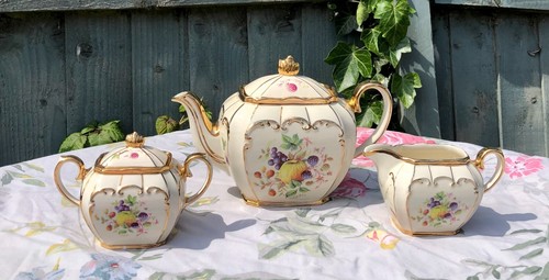 Sadler teapot cream and sugar - sadler,