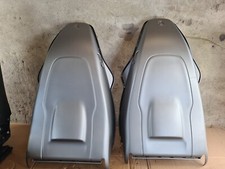 Porsche 911 991 Sport Seat Backs Silver Grey Metallic 99152130303 99152130403