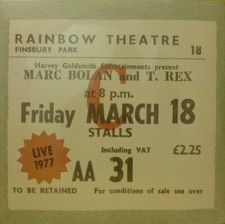 Marc Bolan & T. Rex Live 1977 40th Anniversary Edition 2 LP SEALED GFOLD UK 2017