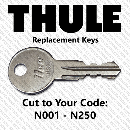 Thule replacement key cut - replacement,