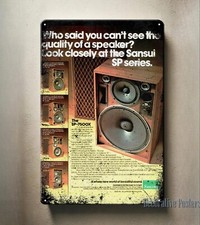 Sansui Speakers Vintage Look