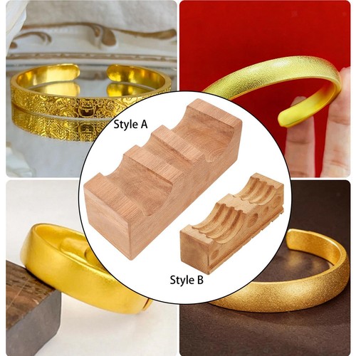 Bracelet making block - block, wooden