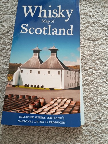 Whisky map scotland - map, of
