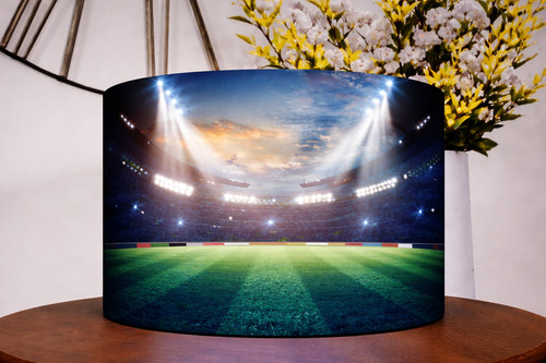 Football stadium ceiling drum - football,