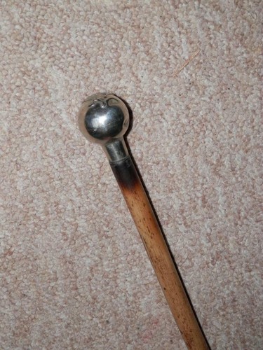 Antique military walking stick - military,