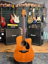 Takamine EN10c Gloss Natural Dreadnought 1985 Vintage Electro-Acoustic Guitar