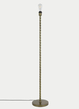 M&S Metal Twisted Floor Lamp