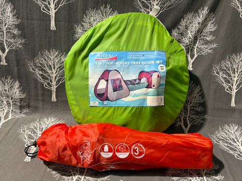 Children play tent - and, fold