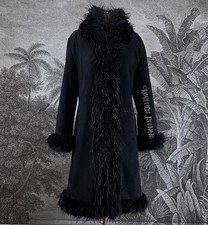 Epic Vintage Black Afghan Coat