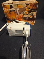 Vintage 1970s Kenwood Chefette A340 Hand Blender Mixer & 2 Whisks - WORKING