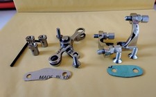 Lambretta UNI New Design Cable Adjuster Block And Gear Swivel Set (Free Postage)