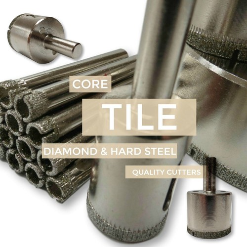 Diamond tile drill bits - bits, hole