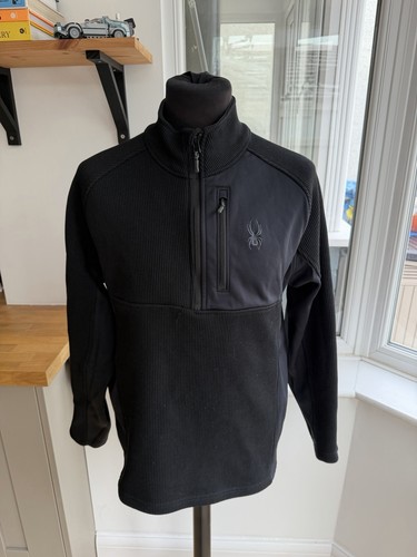 Spyder black zip - black,