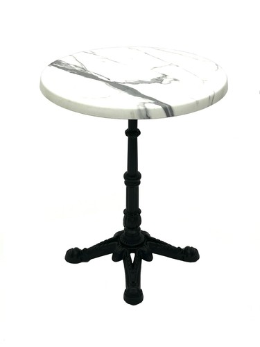 White marble coffee table - white,