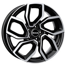 ALLOY WHEEL MAK APOLLO FOR FIAT PANDA CROSS 6X15 4X098 BLACK MIRROR W6U