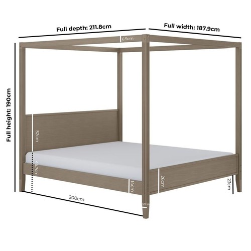Super king four poster bed - super,
