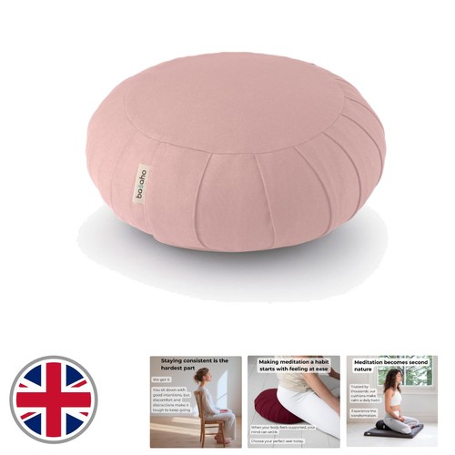 Ethereal pale pink zafu - pale,