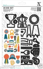 Xcut A5 Die Set MR MISTER ICONS Metal Dies DAD Man Men Fathers Day Birthday