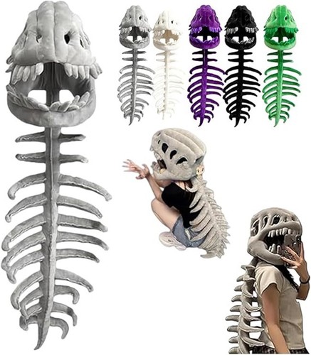 Silly dino plush skeleton - dino,