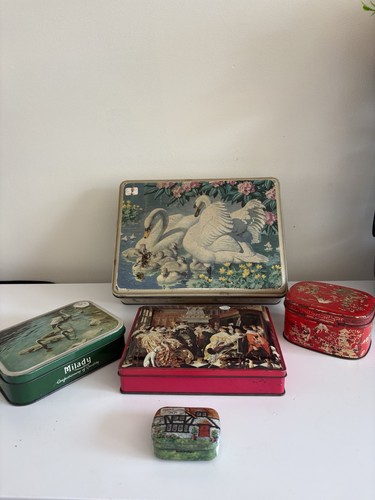 Vintage swan floral - vintage, storage