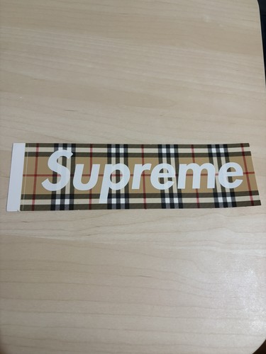 Supreme burberry box logo - x,