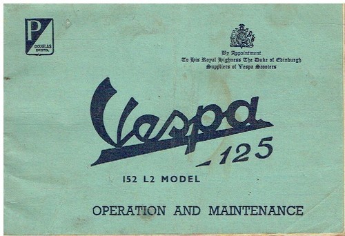 Douglas vespa 152 - 152, (125cc)
