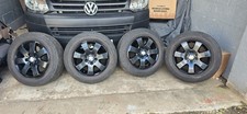 4 used tyres with black vw