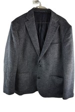 JOHN LEWIS Blue Blazer Jacket size 42S Mens Wool Button Up Smart Casual Outdoors