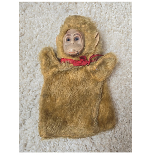 Vintage brown fur - vintage, puppet
