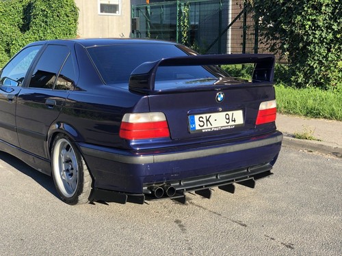 Wide rear bumper - bumper, diffuser
