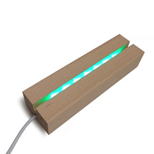 Wood LED Light Up Display Base