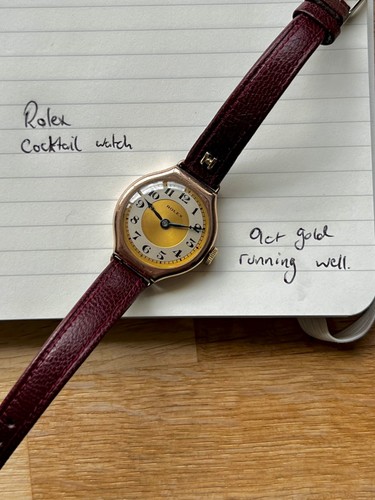 Vintage rolex 9ct - rolex, cased