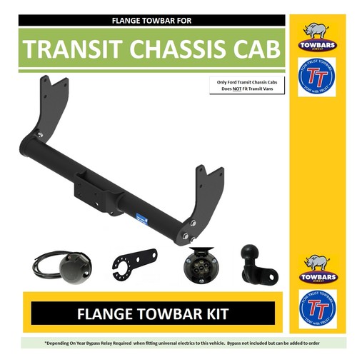 Towbar for transit chassis cab - for,