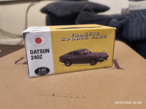 Datsun 240z model car red - car,