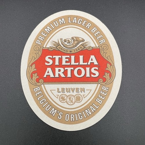 Vintage stella artois beer mat - artois,