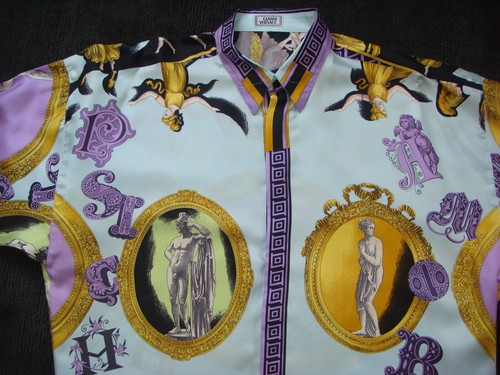 Versace silk shirt - silk, +