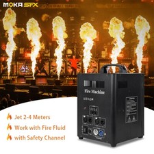 MOKA DMX Flame Machine Dual Head  for Stage Fire Machine Flamethrower Jet 2-4M