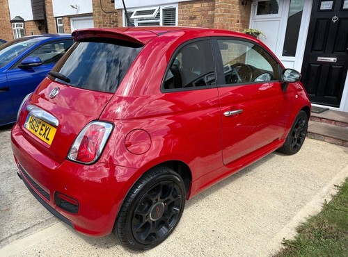 Automatic red fiat 500 - , s