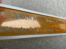 Rotring 7mm Letter Stencil