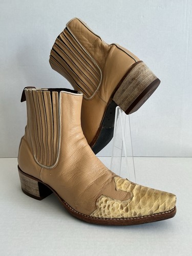 Soles ankle cowboy boots tan - soles,