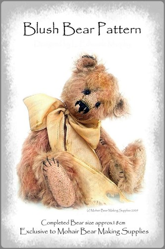 Ooak mohair teddy bear - mohair,