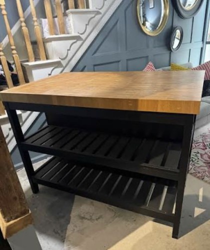 Ikea vadholma kitchen island - kitchen,