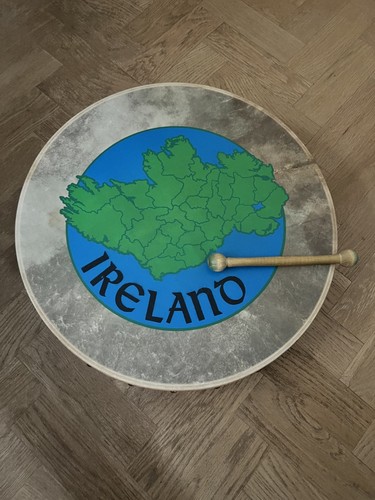 Bodhran with beater - , and