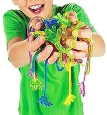 12 x Stretchy Sticky Hands Children Toy Party Bag Christmas Stocking Fillers.
