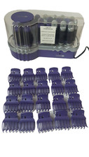 CARMEN CURL UP STEAM ROLLERS HEATED VELVETY HAIR ROLLERS CURLERS  X 20  +CLIPS