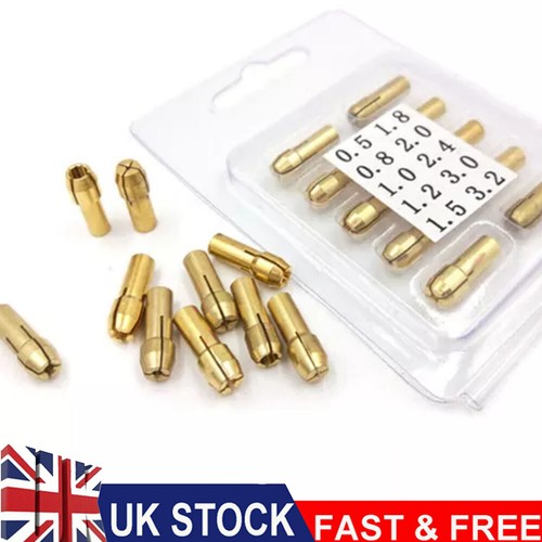10pcs brass drill chuck collet - brass,