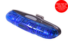 ULTRA BLUE FLASHING 5 LED BIKE