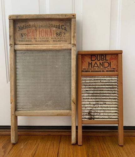 Vtg washboards national co - 2,