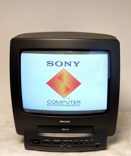 Philips crt vcr - 14",