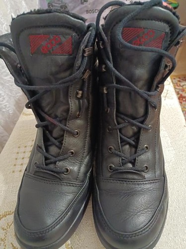 Women ecco boots black - boots, leather